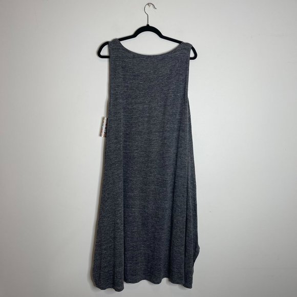 Eileen Fisher Gray Dress Size L - Picture 2 of 6